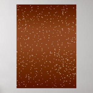 Affiches Bière Racine avec minuscules bulles Art Arrière -