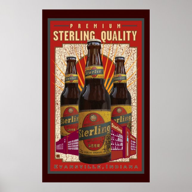 Affiches Bière Sterling (Devant)