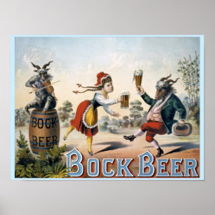 Affiches Bière vintage Bock