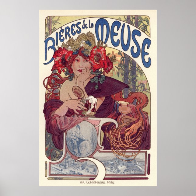 Affiches Bieres de la Meuse (Devant)