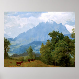 Affiches Bierstadt - Mont Pilatus