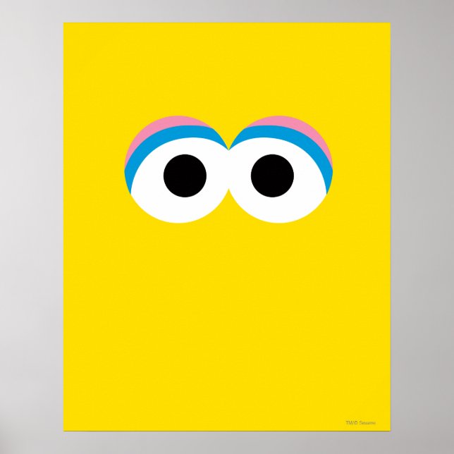 Affiches Big Bird Big Face (Devant)
