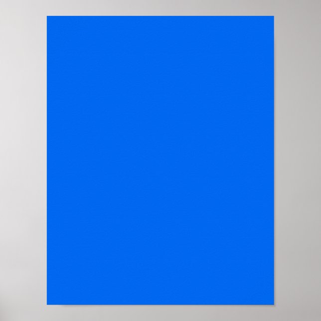 AFFICHES BIG RICH BRIGHT DEEP BLUE BACKGROUND (Devant)