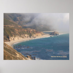 Affiches Big Sur Rocky Beach