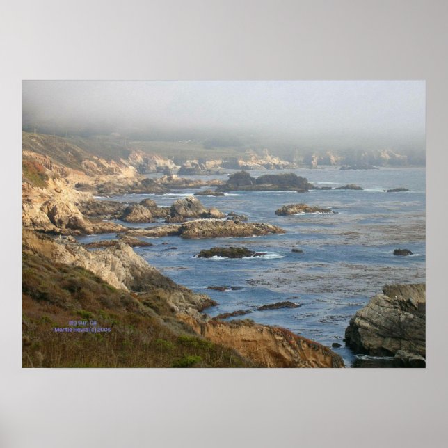 Affiches Big Sur Rocky Coast Imprimer - Sélectionnez Votre  (Devant)
