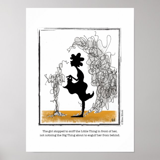 Affiches BIG THING dessin d'Ellen Elliott (Devant)