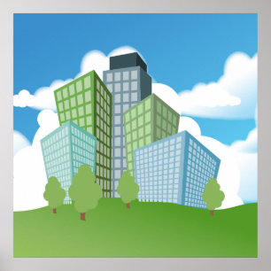 Affiches Big Time Corporation - Skyscraper