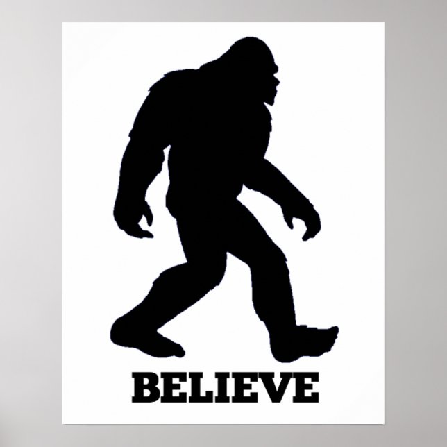 Affiches Bigfoot CROYEVE Poster! Sasquatch (Devant)