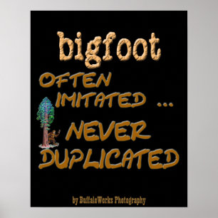 Affiches Bigfoot . . . Dupliqué