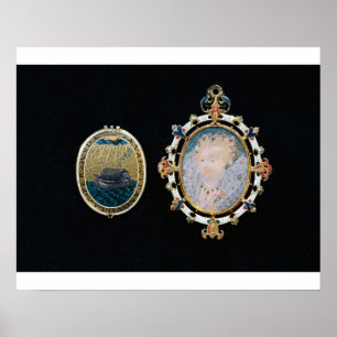 Affiches Bijou d'armada, miniature d'enclo de la Reine