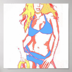 Affiches Bikini Girl