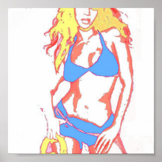 Affiches Bikini Girl