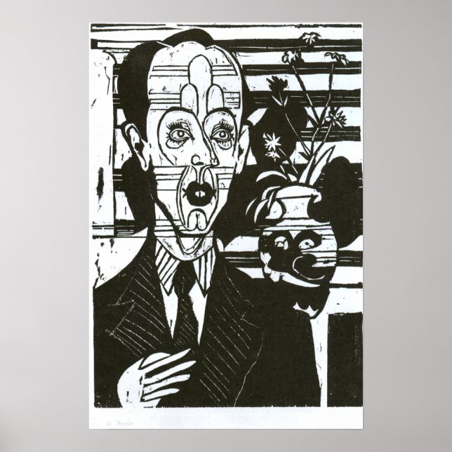 Affiches Bildnis Dr Huggler (Devant)