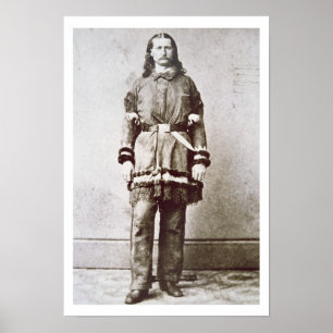 Affiches "Bill sauvage" Hickok (1837-76) (photo de b/w)