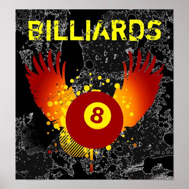 Affiches billard hi-fi (Devant)