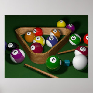 Affiches Billiards game