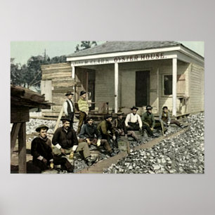 Affiches Biloxi, Mississippi 1905 Oyster House