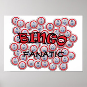 Affiches Bingo "Name" over Bingo Balls