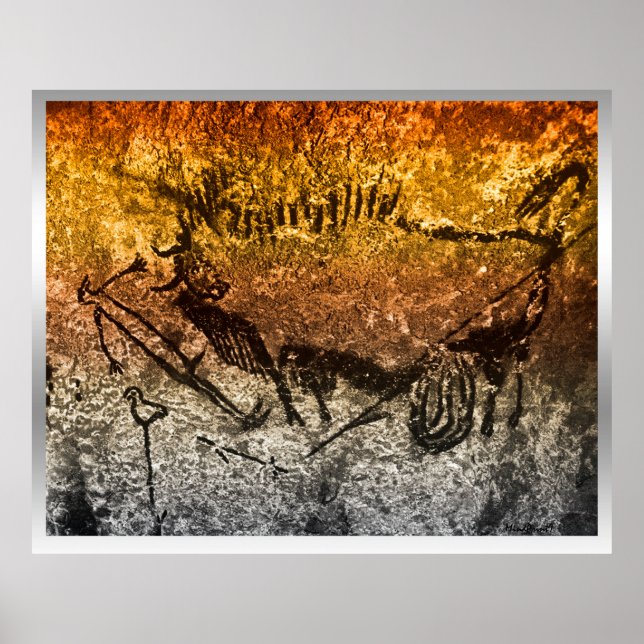 Affiches Bird-man of Lascaux (Devant)