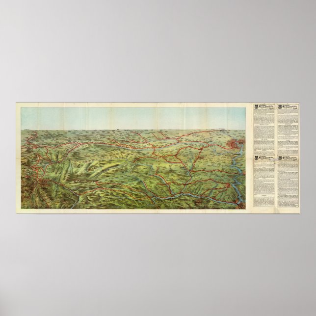 Affiches Birdseyes View Great Plains (Devant)