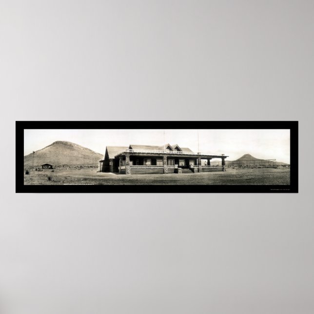 Affiches Bisbee AZ Country Club Photo 1909 (Devant)