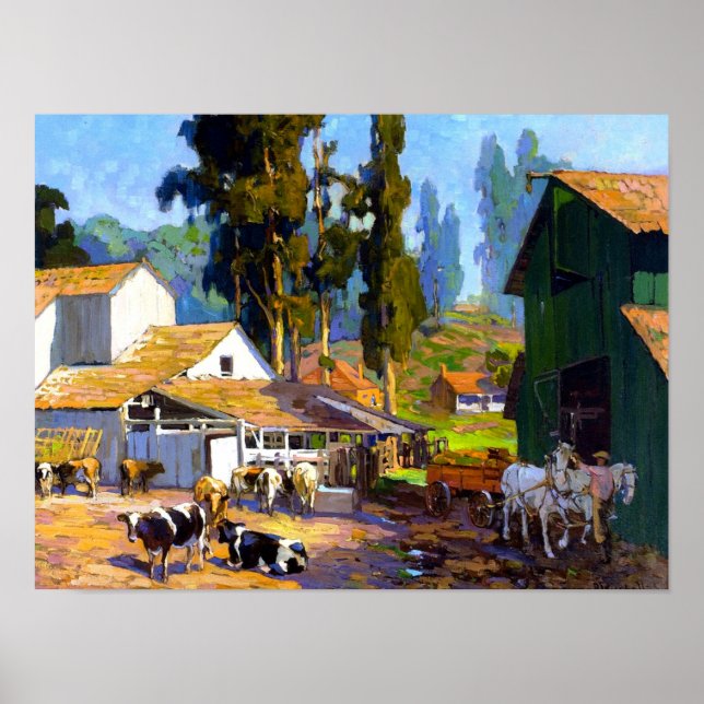 Affiches Bischoff - Le Laitier (Devant)