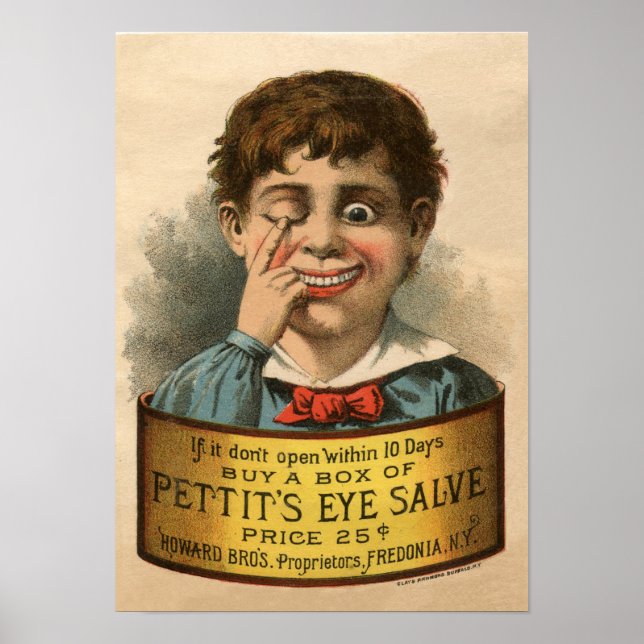 Affiches Bizarre et Funny Vintage Ad (Devant)