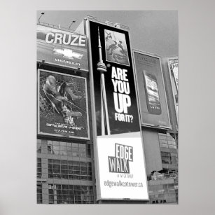 Affiches Black And White Photo Toronto Canada