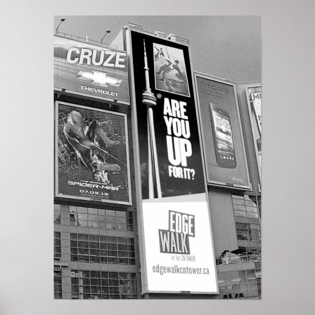 Affiches Black And White Photo Toronto Canada (Devant)