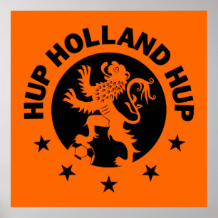 Affiches Black Hup Holland - Couleur Arrière - plan modifia