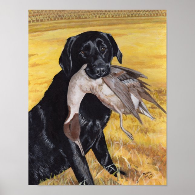 Affiches Black Labrador (Devant)