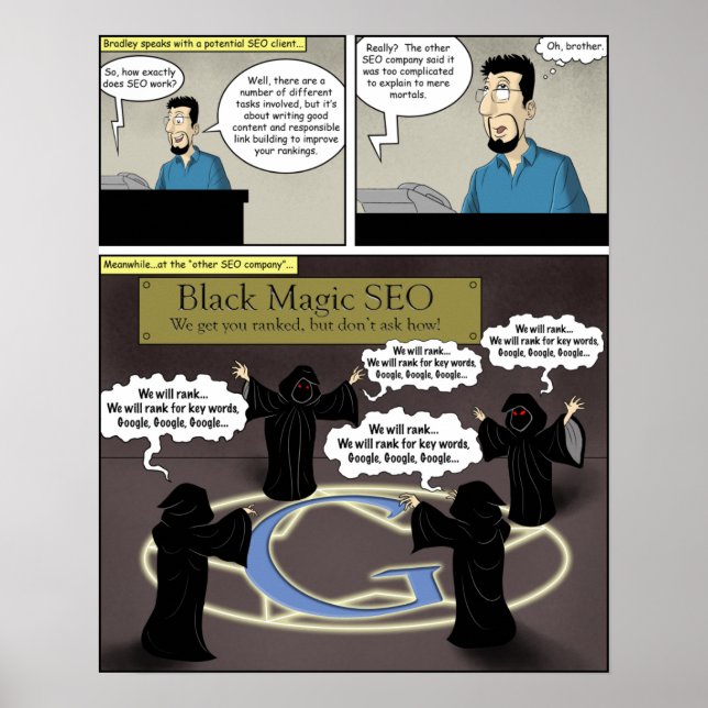 Affiches Black Magic SEO (Devant)