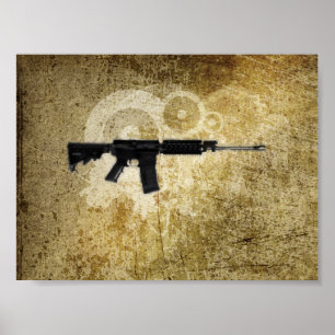Affiches Black Rifle AR-15 de Phil's Art Online