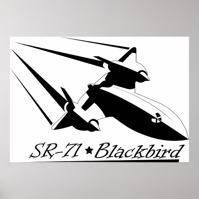 Affiches Blackbird SR-71 (Devant)