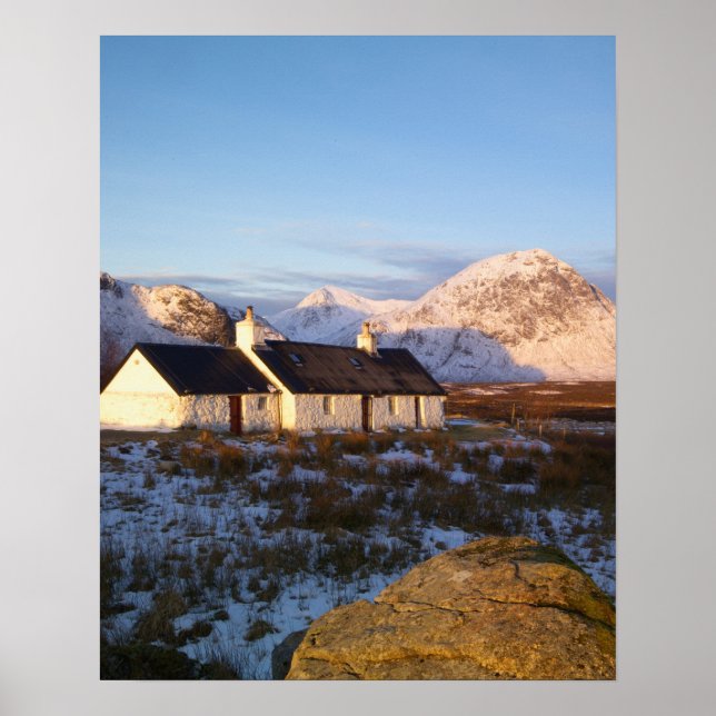 Affiches Blackrock Cottage, Glencoe, Highlands, Écosse (Devant)