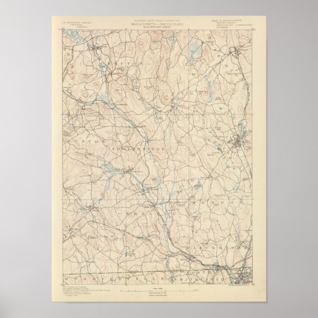 Affiches Blackstone, Massachusetts (Devant)