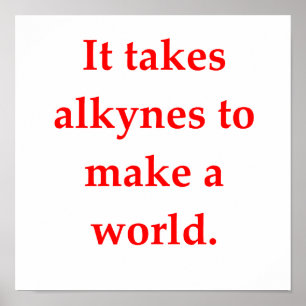 Affiches blague de chimie