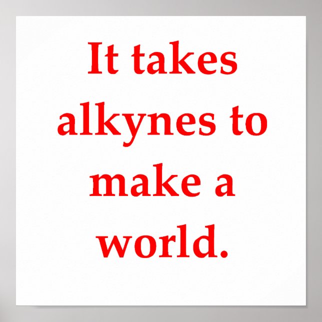 Affiches blague de chimie (Devant)