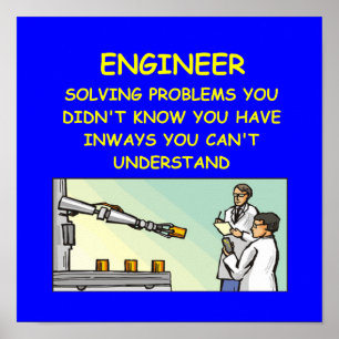 Affiches blague d'ingénierie