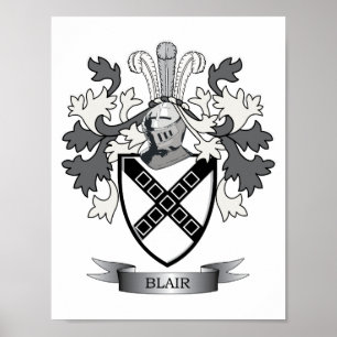 Affiches Blair Family Crest Coat of Arms