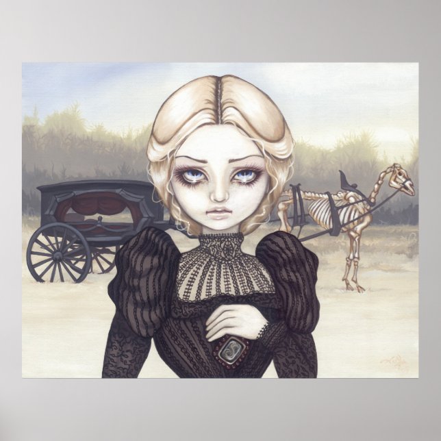 Affiches Bleak Mourning Art Imprimer gothique victorien (Devant)