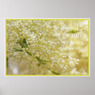 Affiches Blessed sont la pure au coeur
