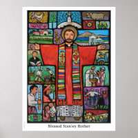 Blessed Stanley Rother poste, premier martyr né au