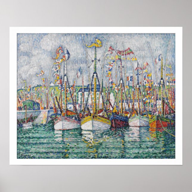 Affiches Blessing of the Tuna Fleet at Groix, 1923 (Devant)