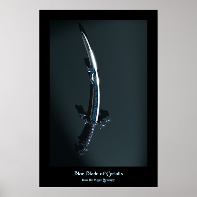 Affiches Bleu Balde de Coriolis de l'Armurerie Magique (Devant)