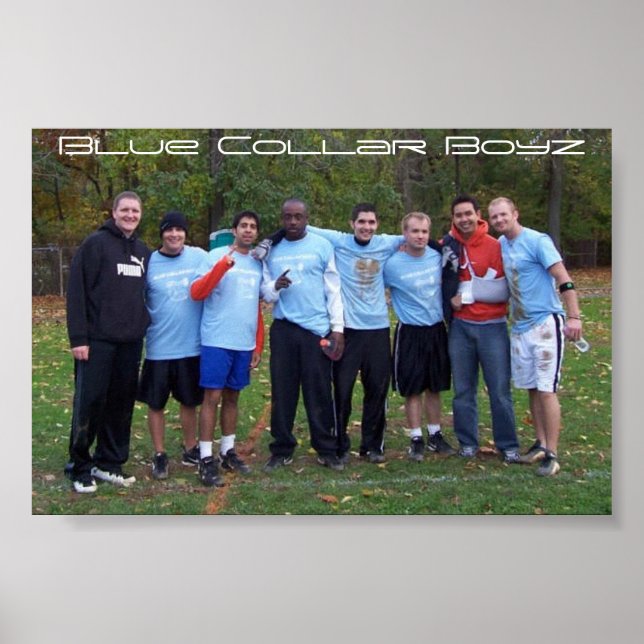 Affiches Bleu col Boyz (Devant)