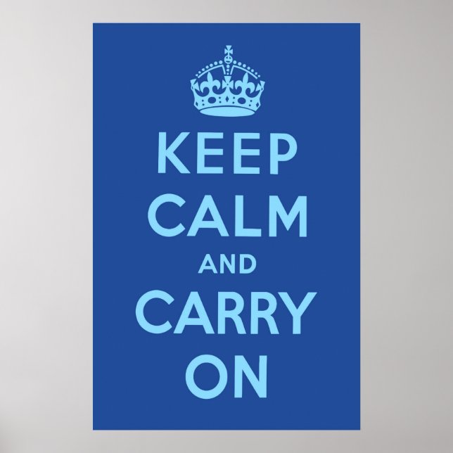 Affiches Bleu de Saint-Pétersbourg (Devant)