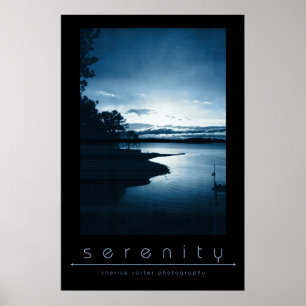 Affiches Bleu de sérénité