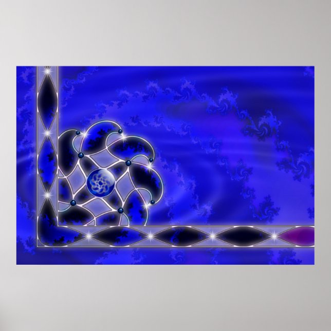 Affiches Bleu en mer (Devant)