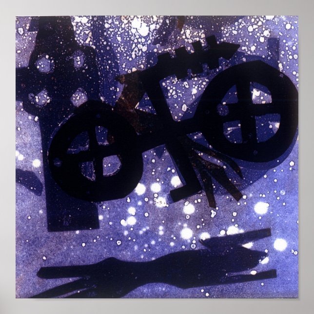 Affiches Bleu foncé (Devant)